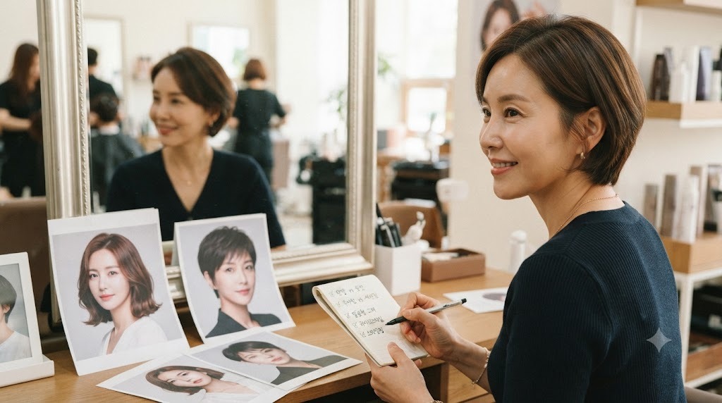 40대 여성을 위한 단발과 숏컷 스타일 가이드