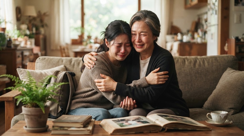 욕망의 덫' 9회, 고은설과 생모의 뜻깊은 재회 순간들