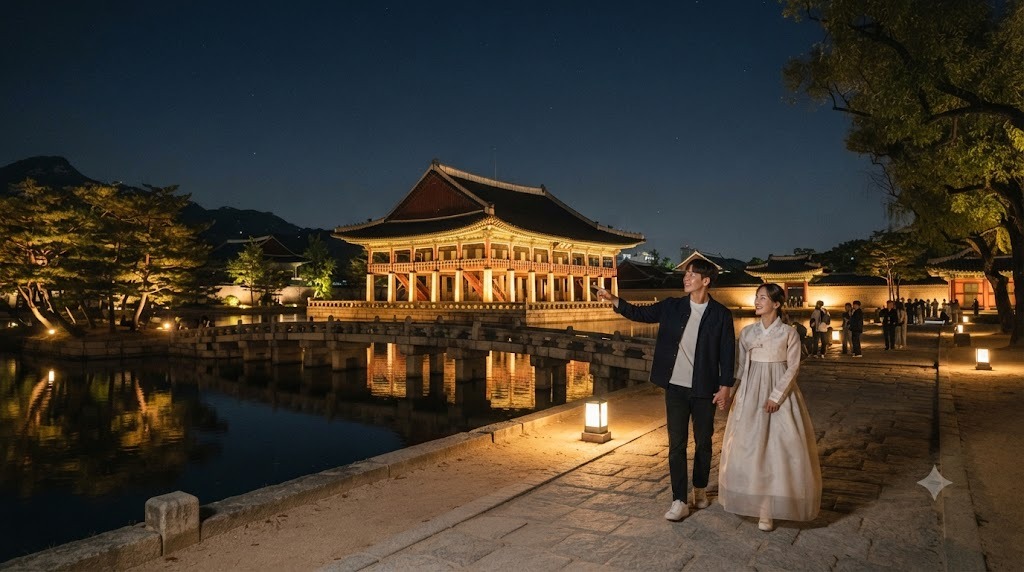 경복궁 야경, 특별한 데이트 코스로 추천합니다!