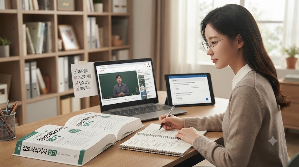 정보처리기사 합격을 위한 필기와 실기 준비 방법 공유