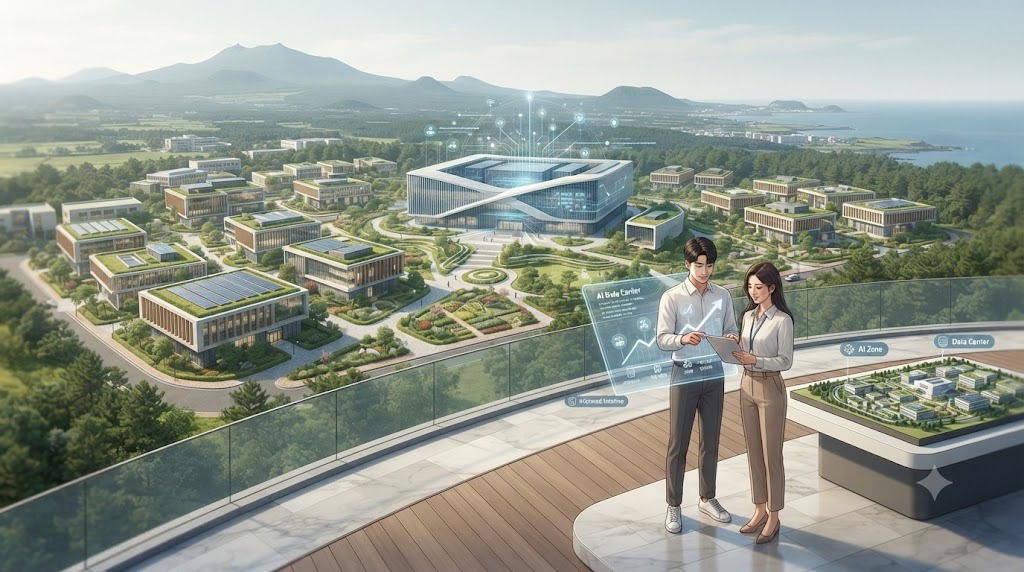 제주 제2첨단과학기술단지, AI 산업의 미래를 엿보다