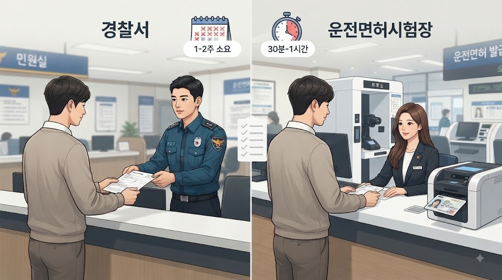 운전면허 재발급, 경찰서와 시험장 선택 가이드