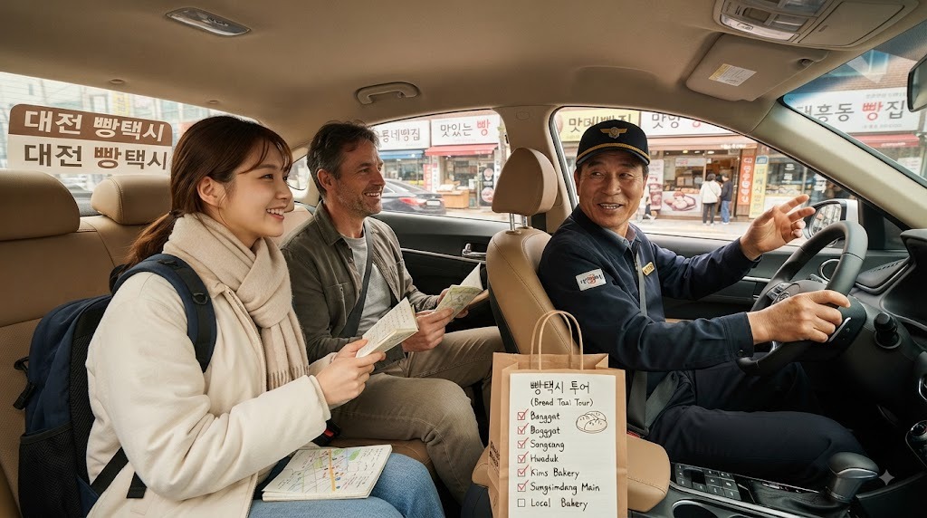 대전의 숨겨진 빵집, 빵택시로 탐방하는 법