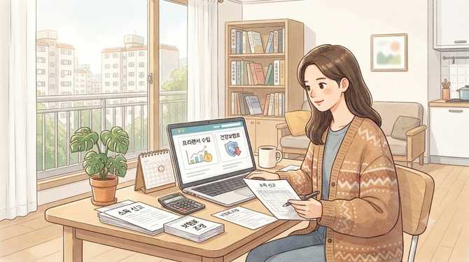 프리랜서 수입이 낮아도 건강보험 경감 받을 수 있을까?
