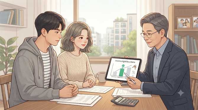 무주택 청년이 정부 주거자금 대출을 받으려면 소득기준은?