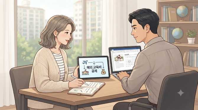 맞벌이인데 자녀가 해외체류 시 교육비 공제 받을까?
