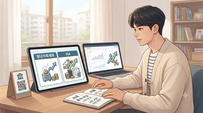 청년근로자가 청년저축계좌와 ISA 중 어떤 조합이 더 이익일까?