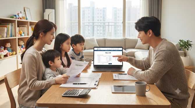 전입신고 후 다자녀 가구의 주거지원금은 어떻게 산정될까?