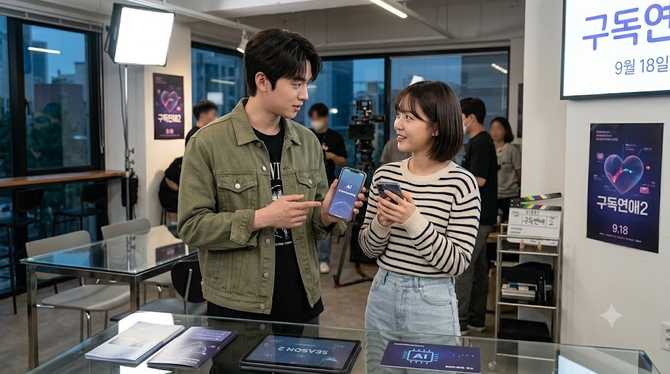 AI기반 로맨스 웹드라마 ‘구독연애2’ 9월 18일 베일 벗는다… 새로운 주인공 원준·신예 배우의 만남 (+구독연애2, 원준, 신예배우, 웹드라마)
