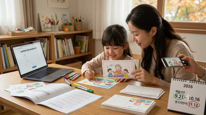 그림엽서콘테스트 2026 이야기할머니, 언제까지 접수하고 발표일은 언제일까?