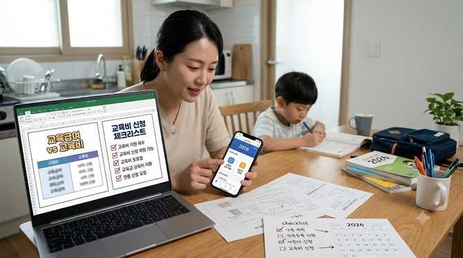교육비 신청 방법 조건, 2026년 기준 몰랐는데 연중 신청 된다던데