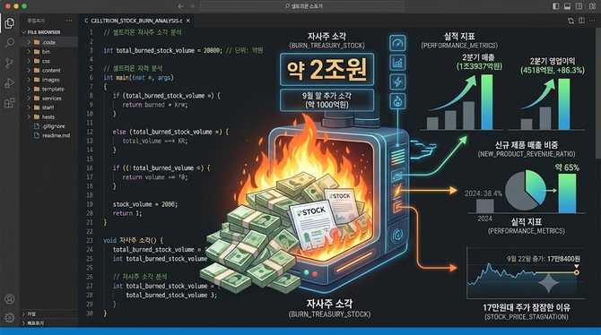 셀트리온 자사주 2조 소각, 실적에 주목 17만원대 주가 잠잠한 이유