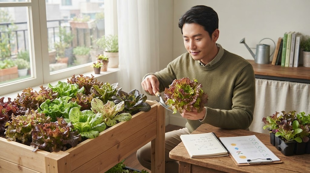 염색 상추의 매력과 손쉬운 재배 팁