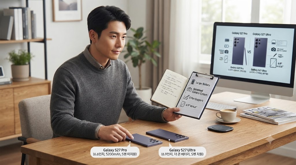 갤럭시S27 프로와 울트라, 어떤 차이가 있을까