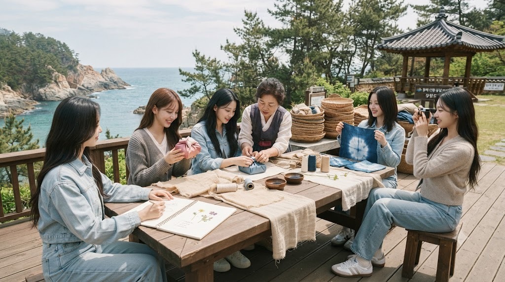 동해시의 매력을 체험하는 리센느의 수학여행 가이드