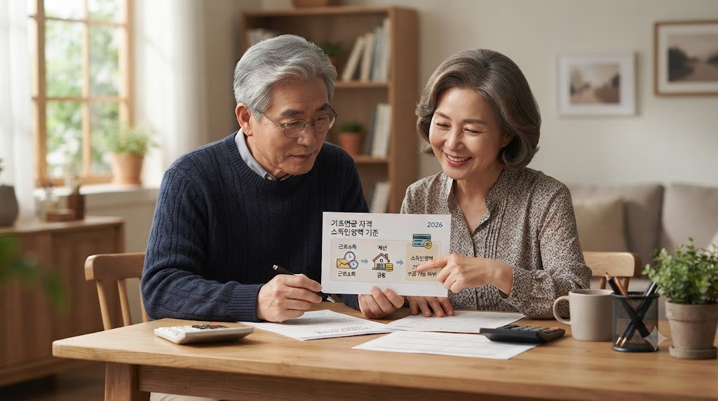 기초연금 자격과 소득인정액 계산법 완벽 가이드