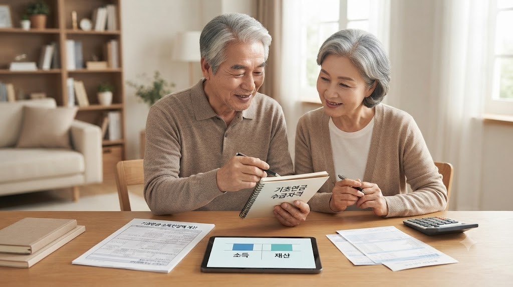 기초연금 소득인정액 계산법과 재산 환산 기준 알아보기