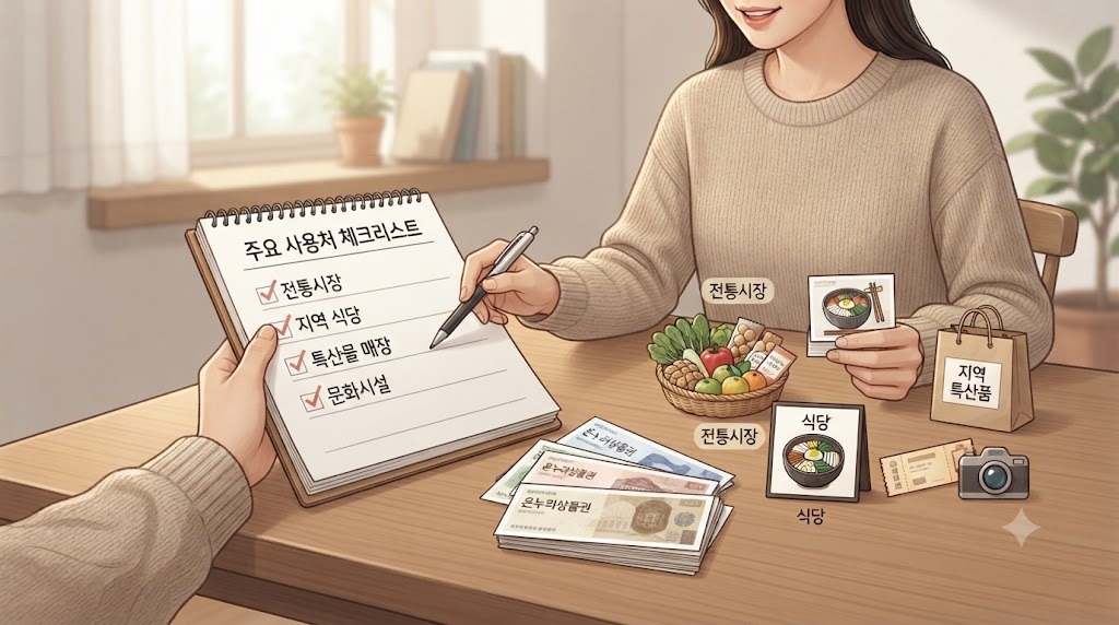 지역사랑상품권, 어디서 활용할 수 있을까? 사용처 총정리!