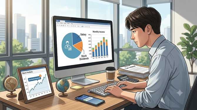 직장인으로 월급 외 주식배당이 생겼을 때 연말정산에 포함되나요?