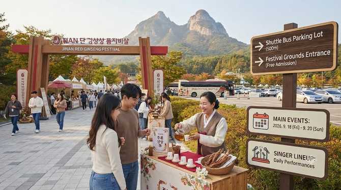 진안홍삼축제 일정 가수 라인업 주차장 진안 가볼만한곳 (기본정보)