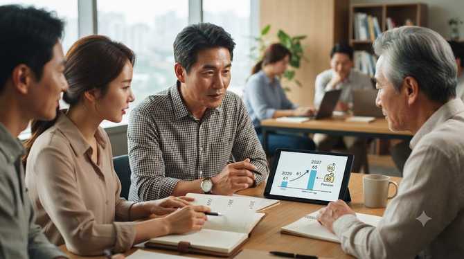 정년연장 65세, 2029년 시작은 누구부터 적용될까?