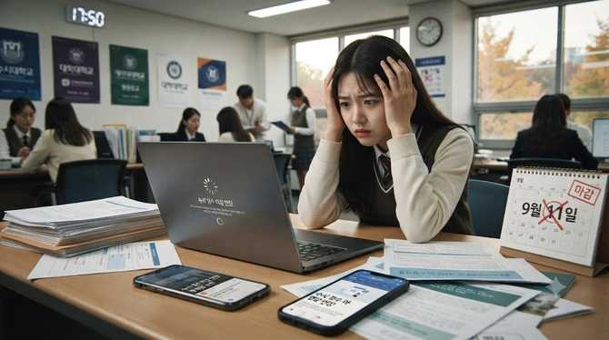 유웨이어플라이 서버 먹통, 2027 수시 구제 신청 16일 마감 연장과 형평성 논란