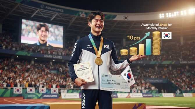 아시안게임 금메달 혜택, 연금·면제·포상금의 실제 수령 조건